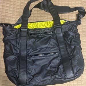 Nike Black and Yellow Duffel Bag